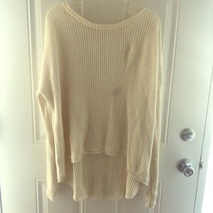 OPEN BACK SWEATER